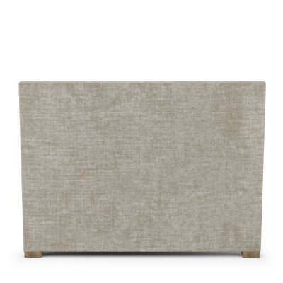 Sloan Panel Bed - Oyster Crushed Velvet