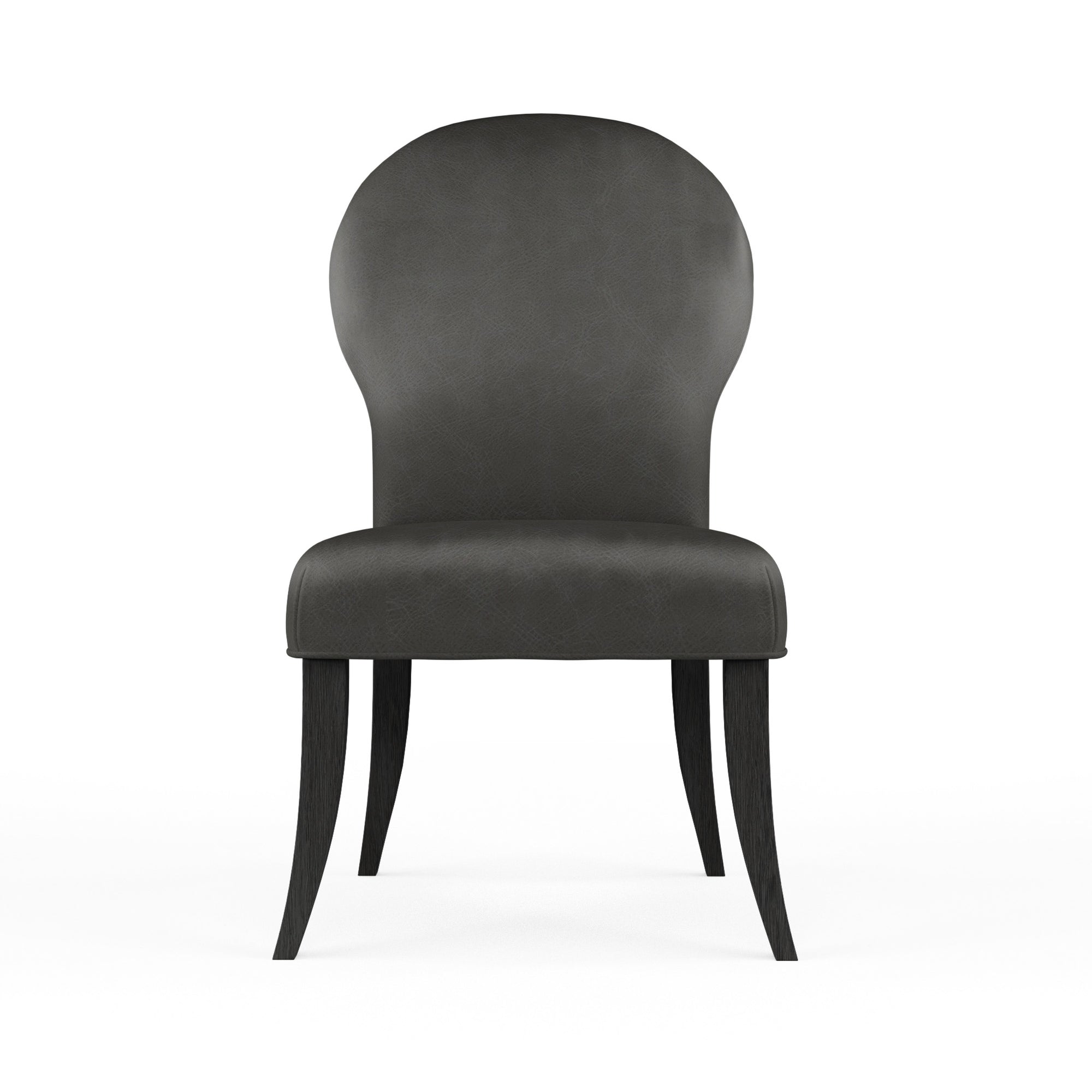Caitlyn Dining Chair - Graphite Vintage Leather