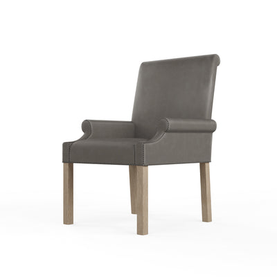 Abigail Dining Chair - Pumice Vintage Leather