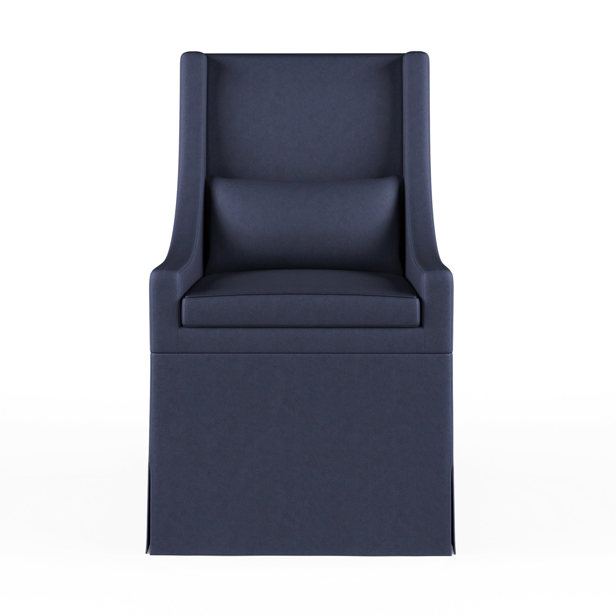 Serena Dining Chair - Blue Print Plush Velvet